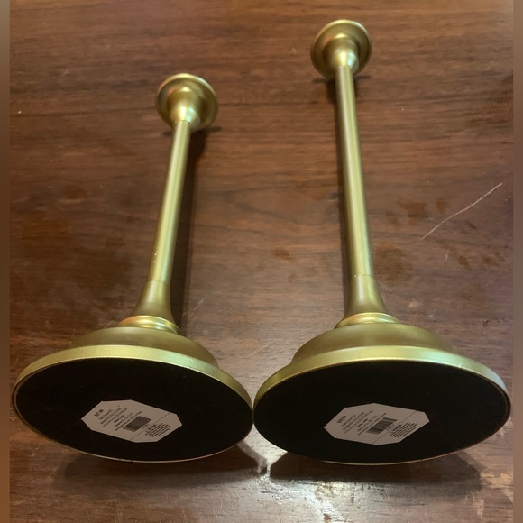 …Set of 2 gold metal Candle holders - Picture 10 of 14